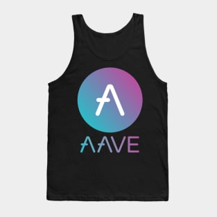 AAVE  Crypto Cryptocurrency Ghost  coin token Tank Top